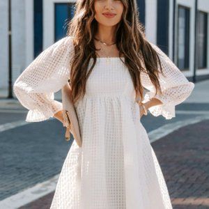 Vici, Silverado Gingham Babydoll Dress